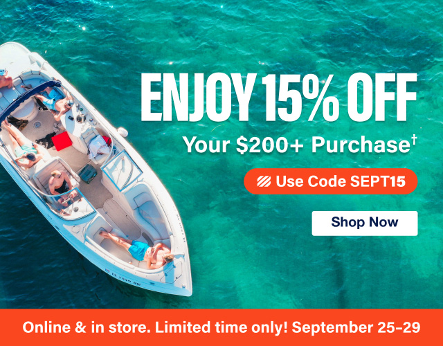 Enjoy 15% OFF Your $200+ Purchase† - Use Code SEPT15 - Online & in store. Limited time only! September 25-29. Shop Now