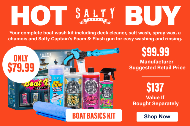HOT BUY! Salty Captain Boat Basics Kit Only $79.99 - Shop Now