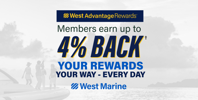 West Advantage Rewards - Members earn up to 4% Back† - Your Rewards, Your Way, Every Day.