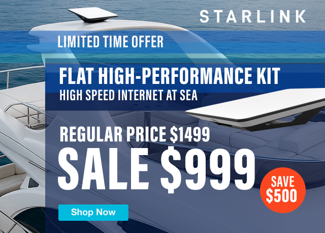Save $500 on Starlink Flat High-Performance Kit - Regular Price $1499, Sale $999 - Shop Now