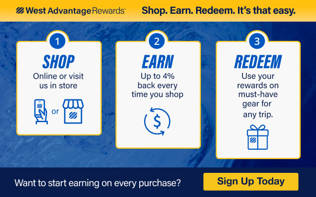 West Advantage Rewards. SHOP. EARN. REDEEM. Want to start earning on every purchase? | Sign Up Now