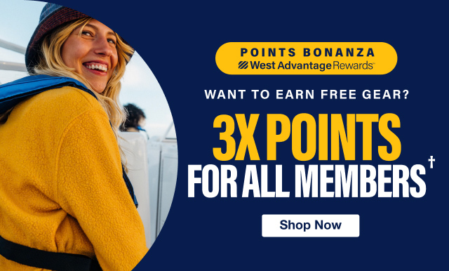 West Advantage Rewards Points Bonanza - 3X POINTS For All Members† - Shop Now
