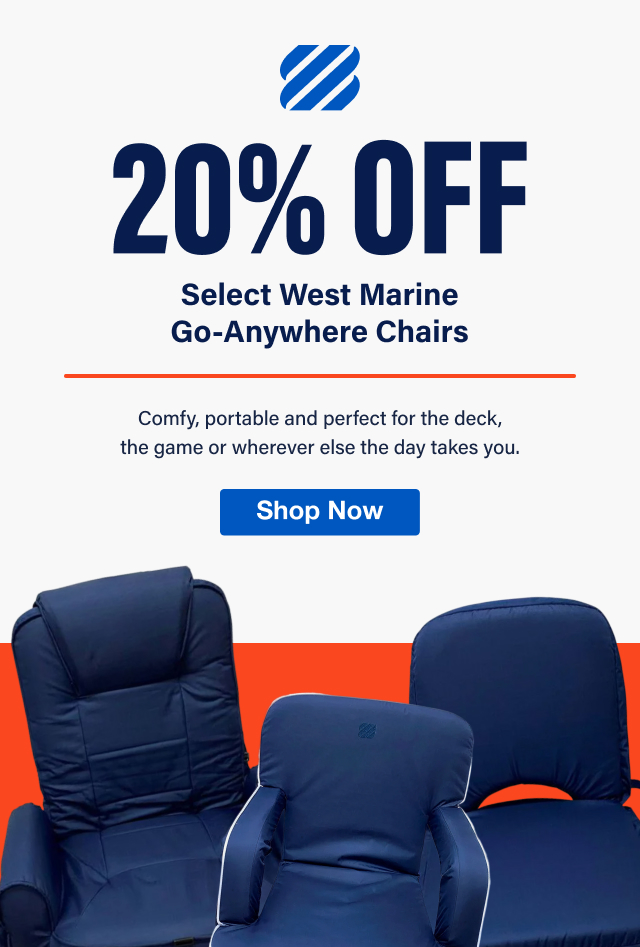 20% Off Select West Marine Go-Anywhere Chairs | Shop Now
