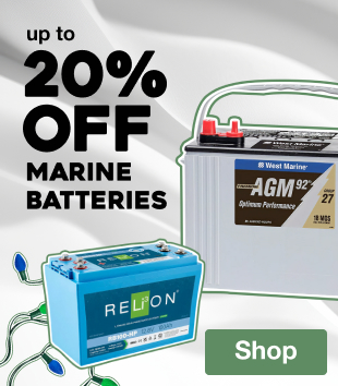 Shop Up to 20% OFF Marine Batteries 