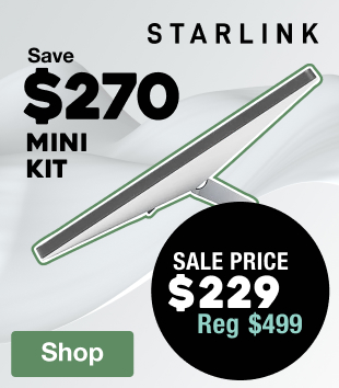 Shop STARLINK Mini Kit. Save $270 - Sale Price $229.