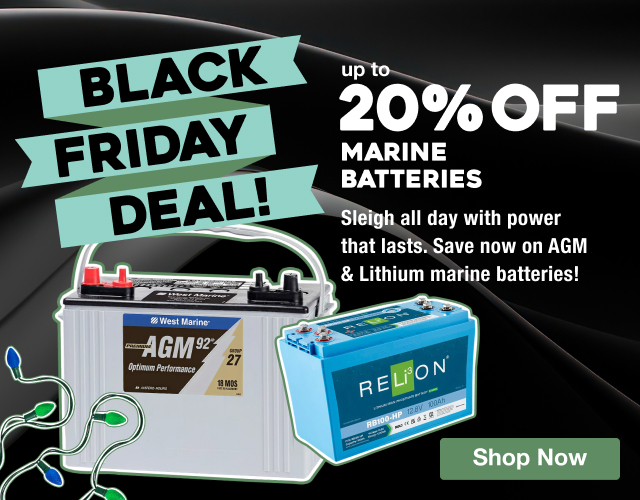 Black Friday Deals! Up To 20% OFF Marine Batteries - Shop Now