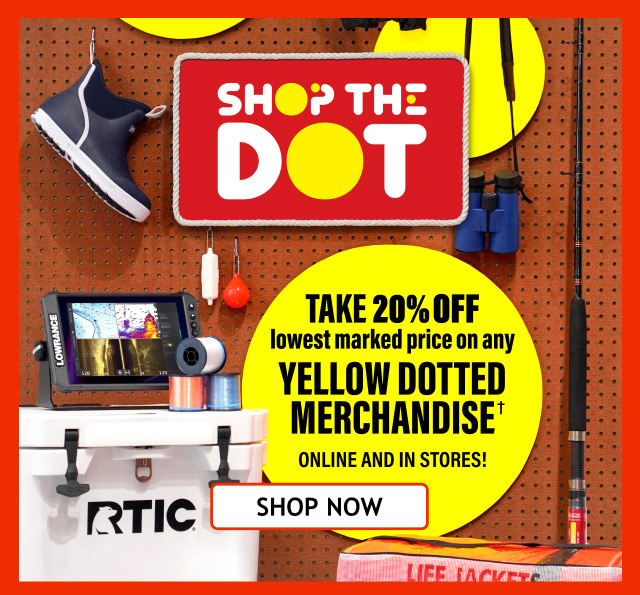 SHOP THE DOT | Take 20% OFF lowest marked price on any Yellow Dotted Merchandise † | SHOP NOW 