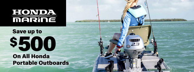 Save Up To $500 on All Honda Portable Outboards - Shop Now