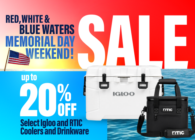 Gear Up to Get Out! Up to 20% Select Igloo and RTIC Coolers and Drinkware