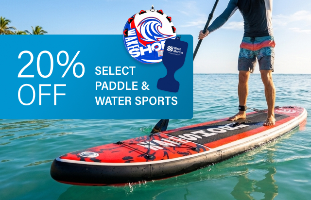 20% OFF Select Paddle & Water Sports - Shop Now