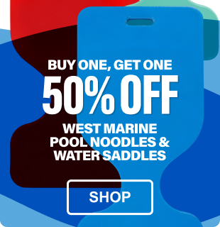 Buy One, Get One 50% OFF West Marine Pool Noodles & Water Saddles - Shop Now