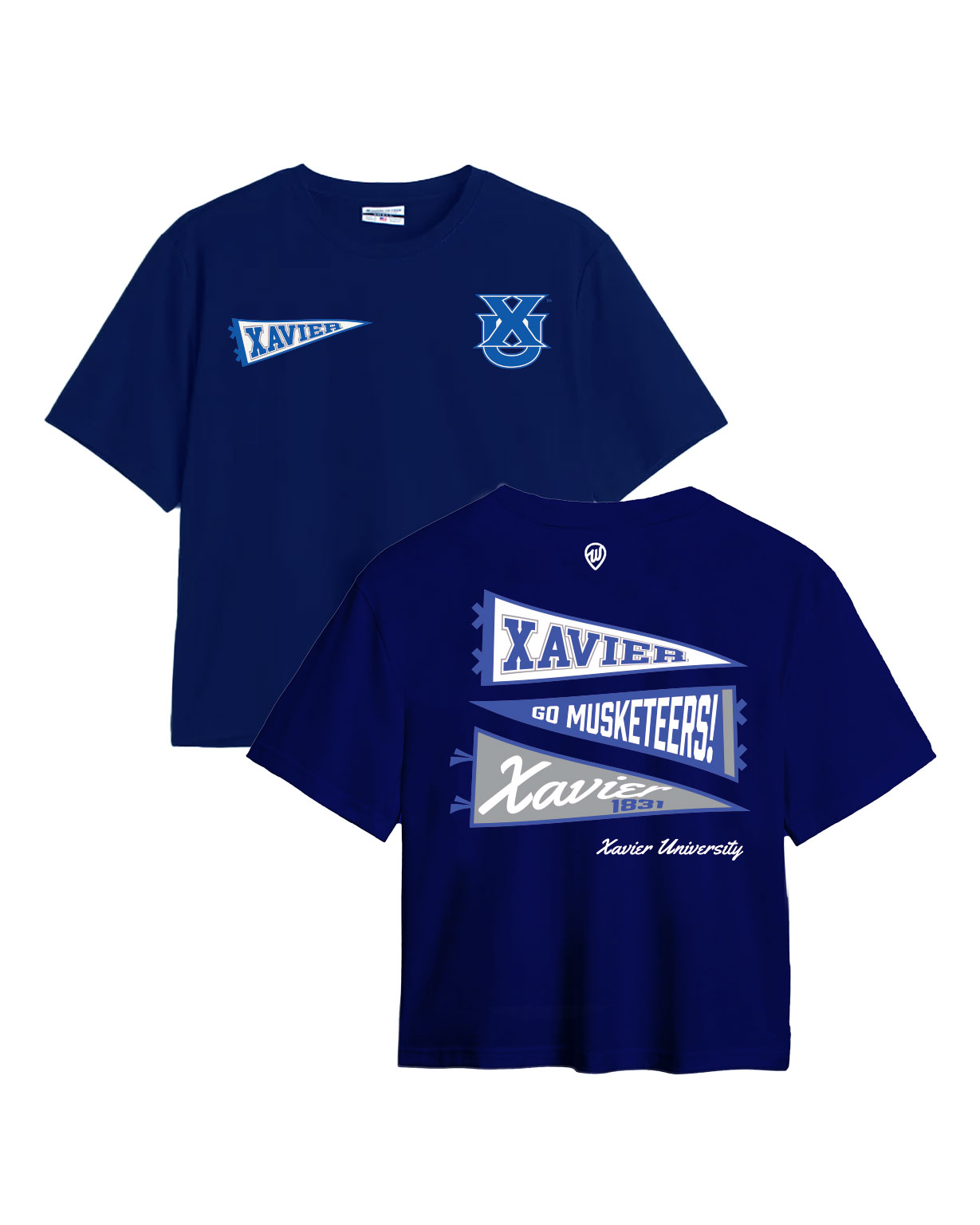 Image of Xavier Pennant Front/Back Women's Easy Tee