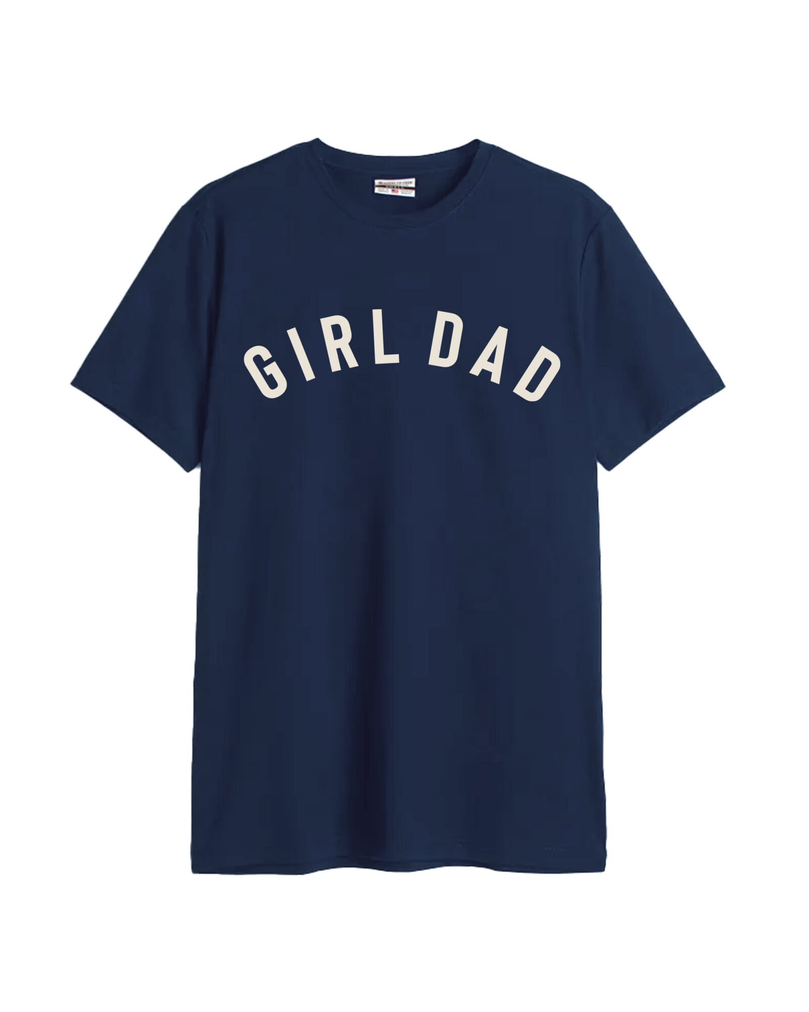 Image of Girl Dad Navy Cotton Crew