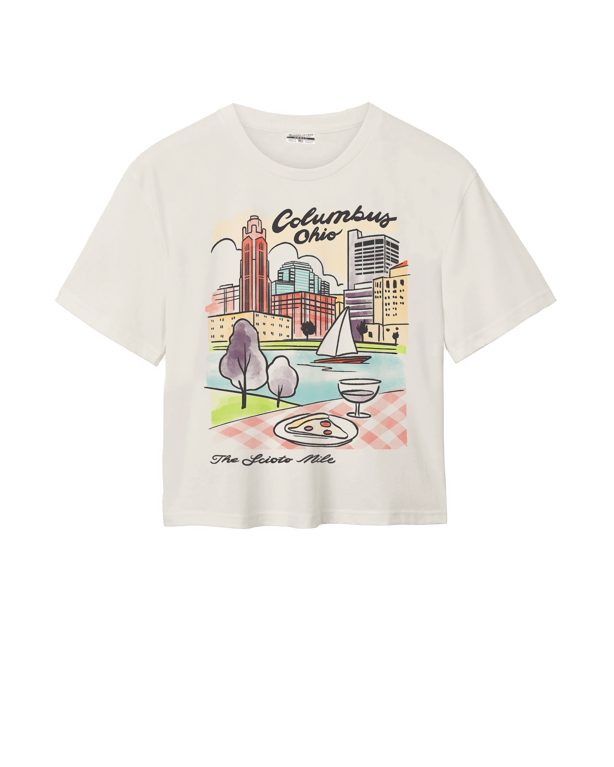 Image of The Scioto Mile Women's Easy Tee