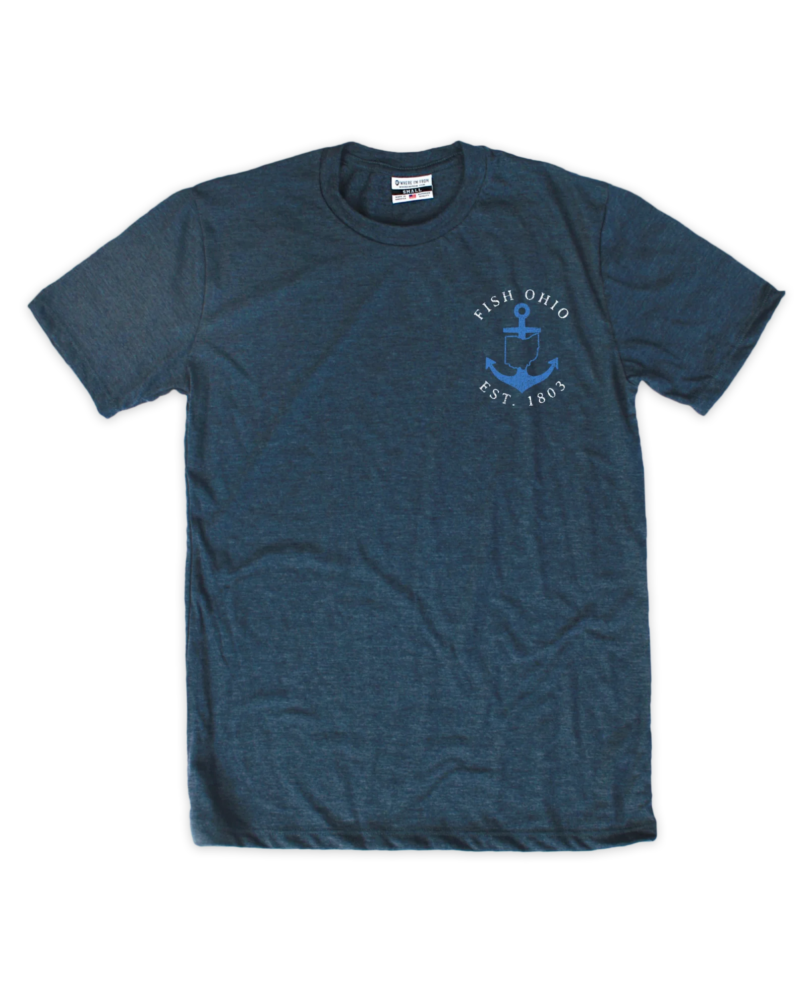 Image of Ohio Fish Anchor Patch Tee