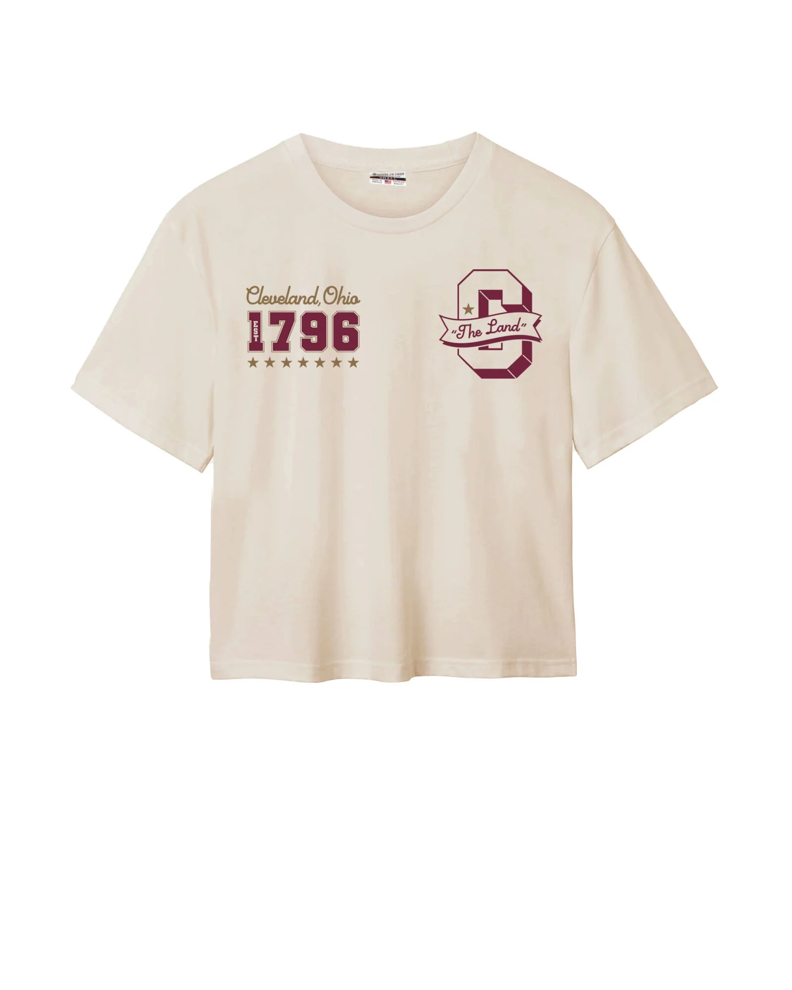 Image of C 1796 Varsity Patch Easy Tee
