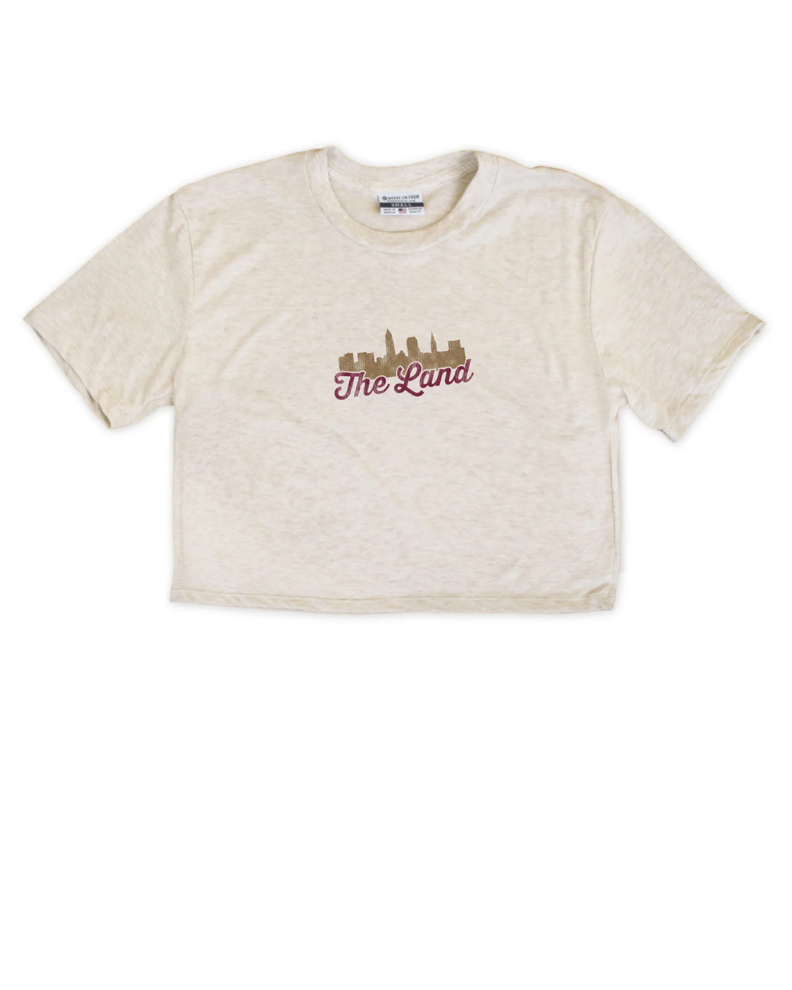 Image of The Land Skyline Cropped Tee