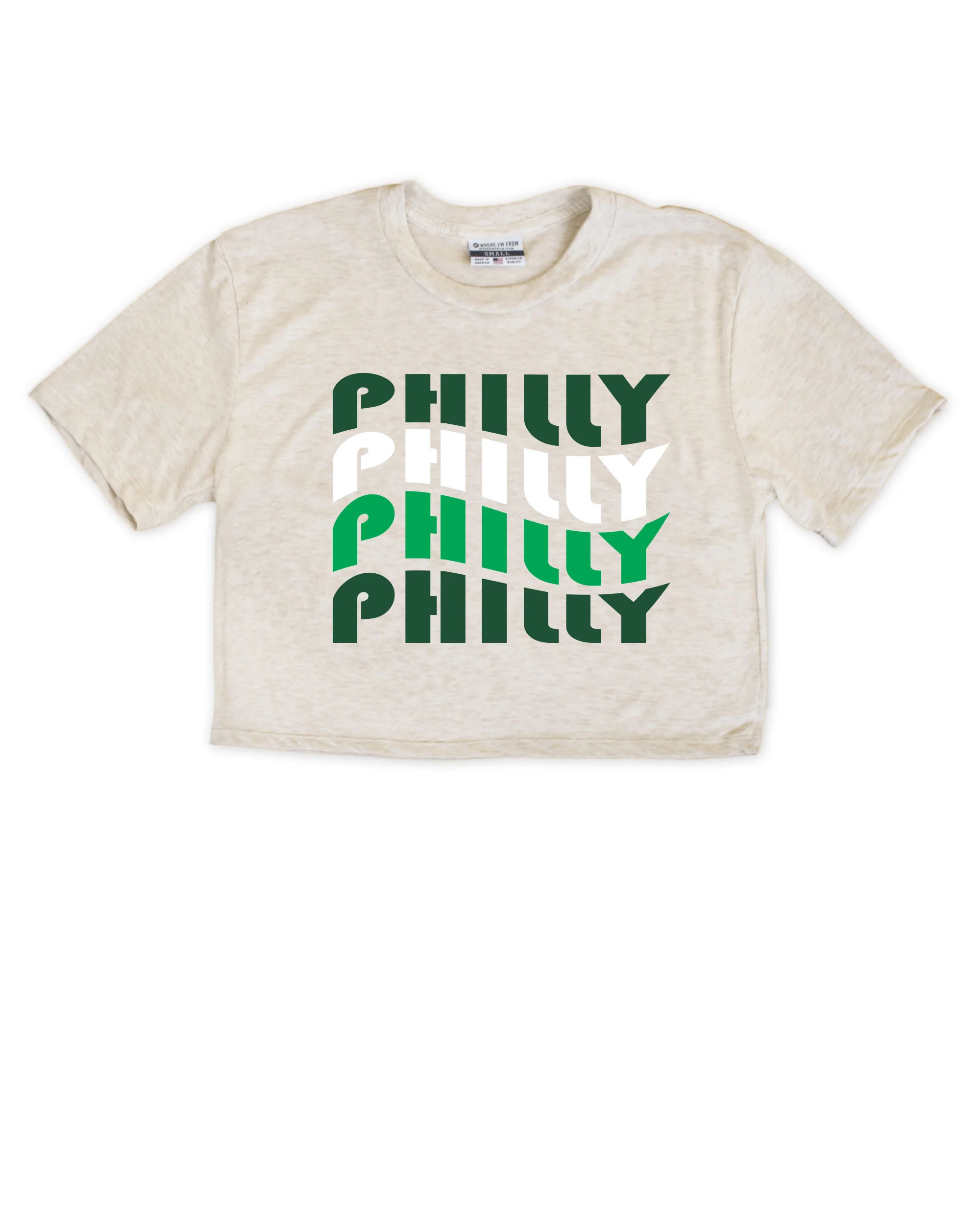 Image of Philly Wave Cropped Tee