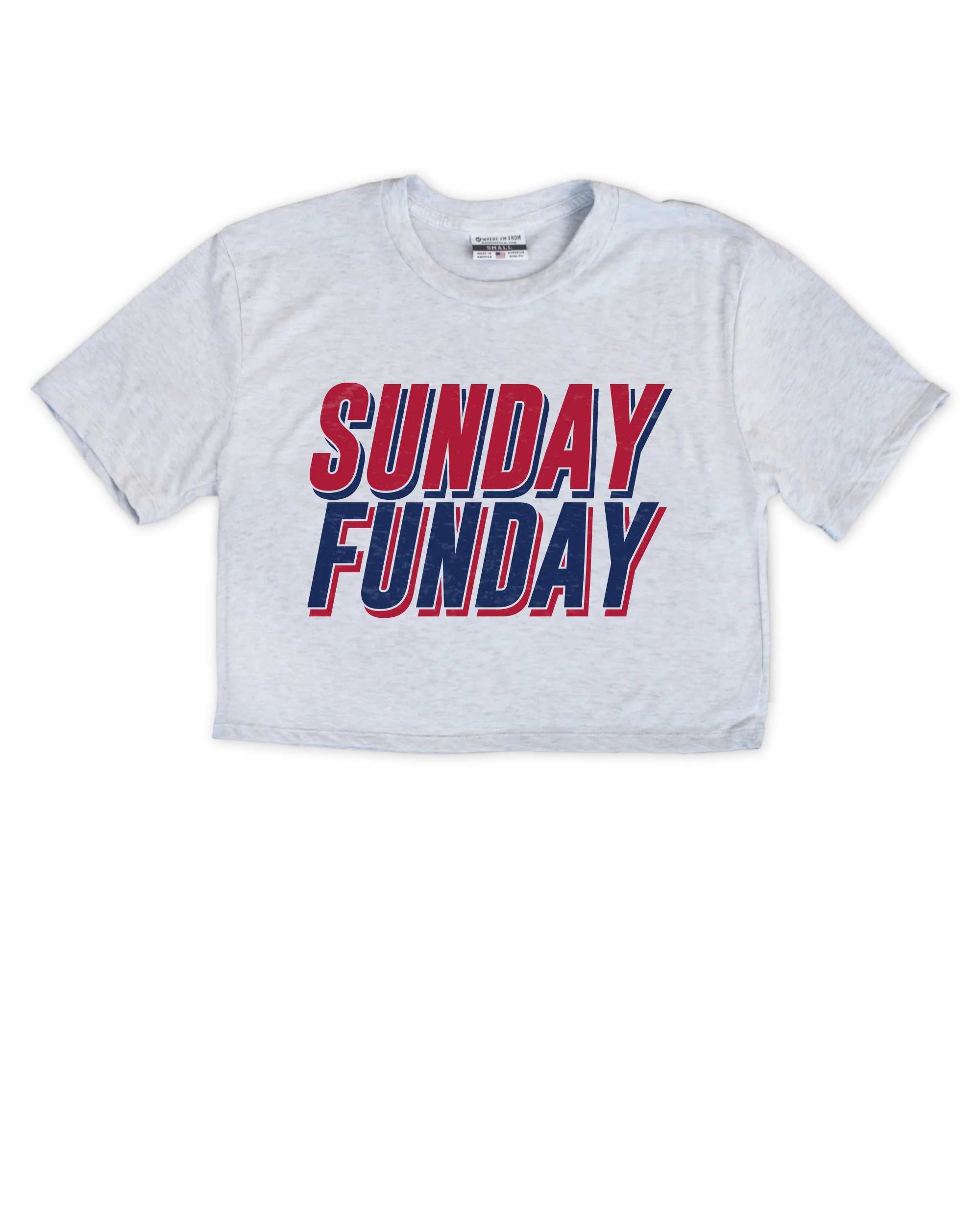 Image of New York Sunday Funday Cropped Tee