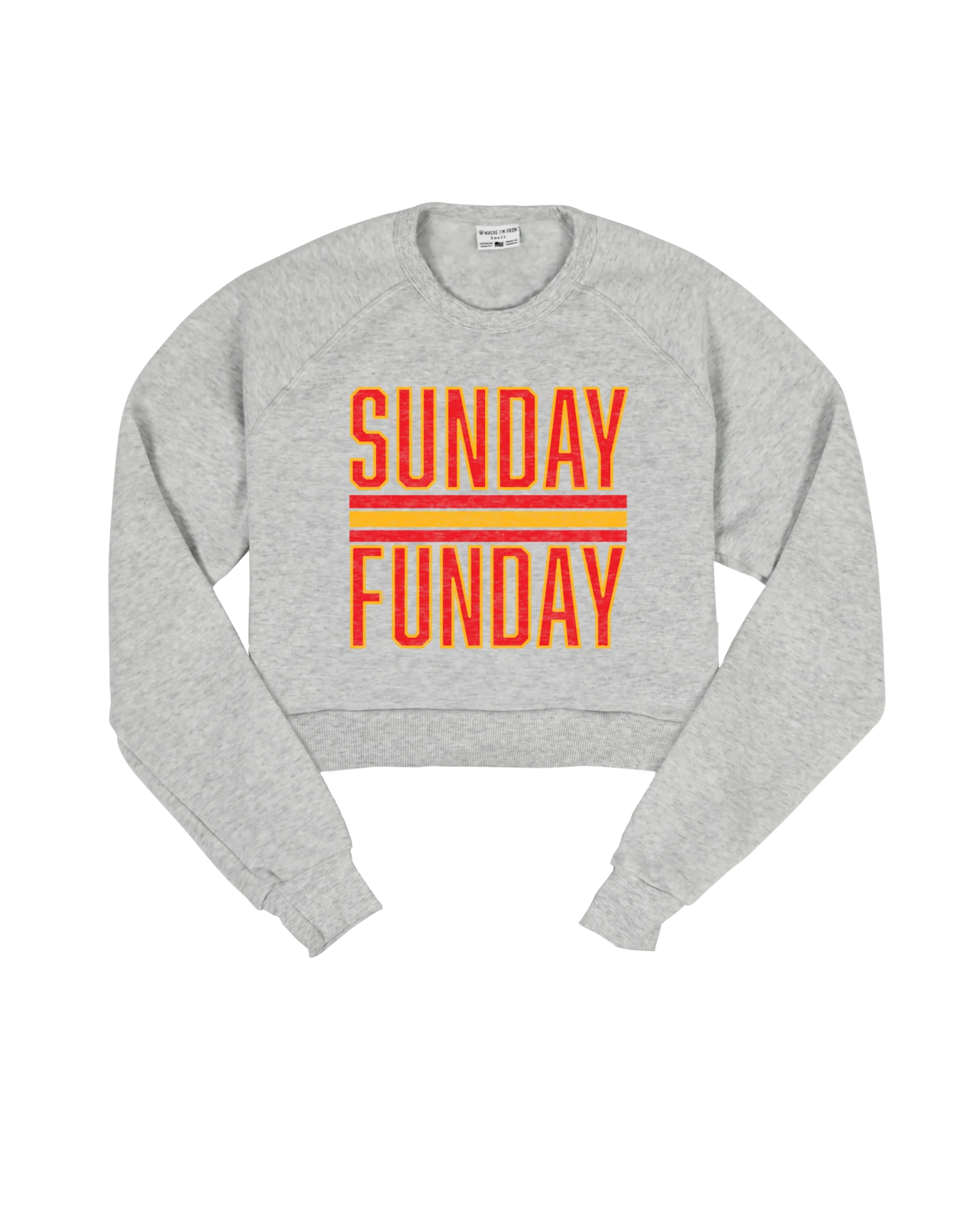 Image of KC Sunday Funday Cropped Crew Sweatshirt