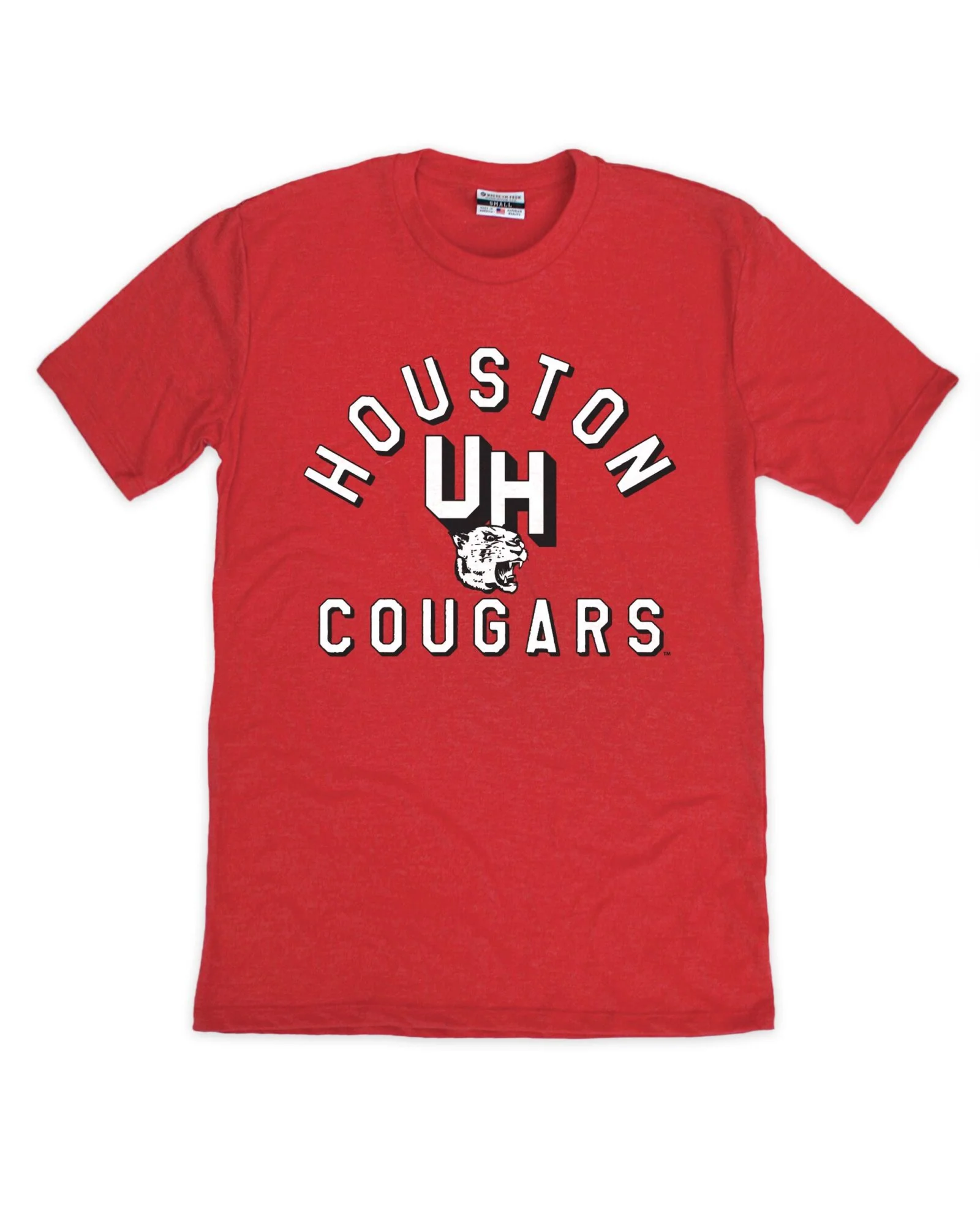 Image of Houston UH Cougars Vintage Tee