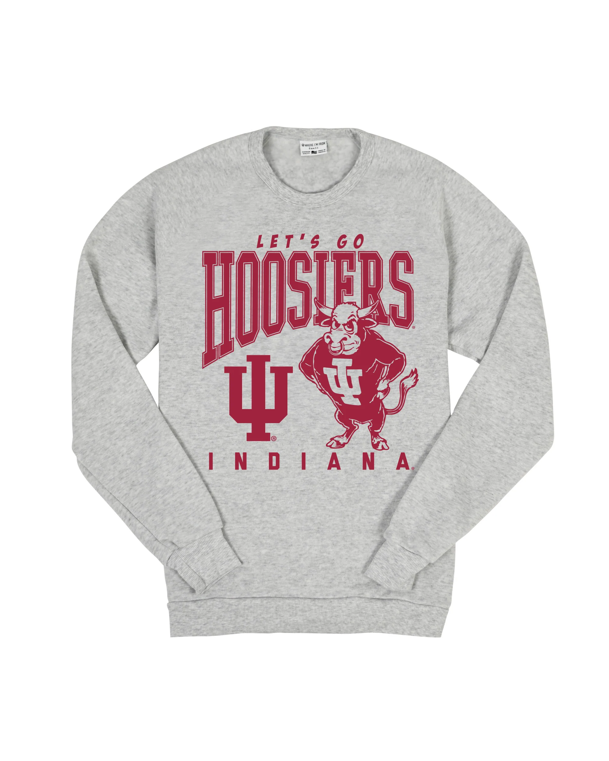 Image of Let's Go Hoosiers Crew Sweatshirt