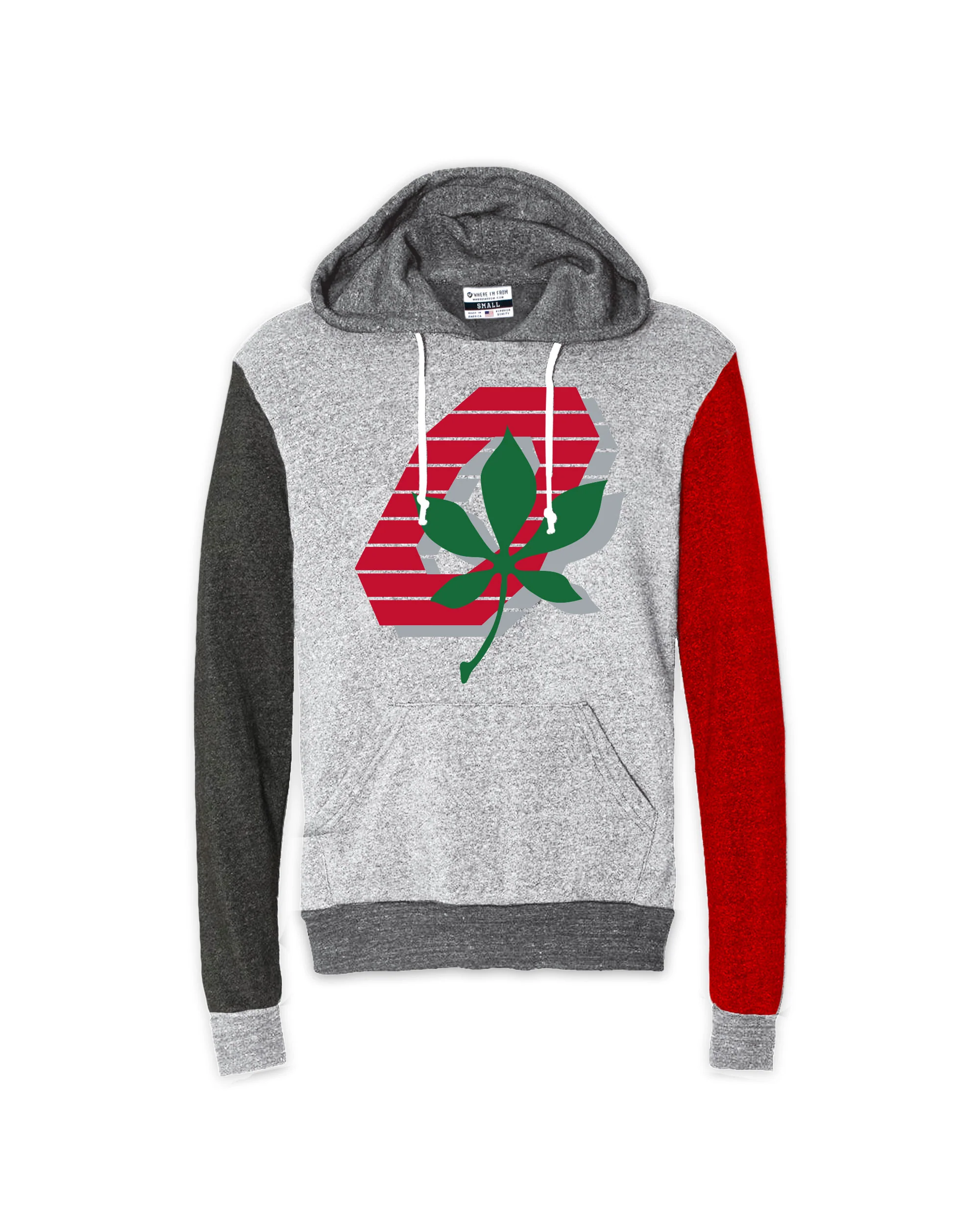 Image of OSU Action Block O Quad Hoodie