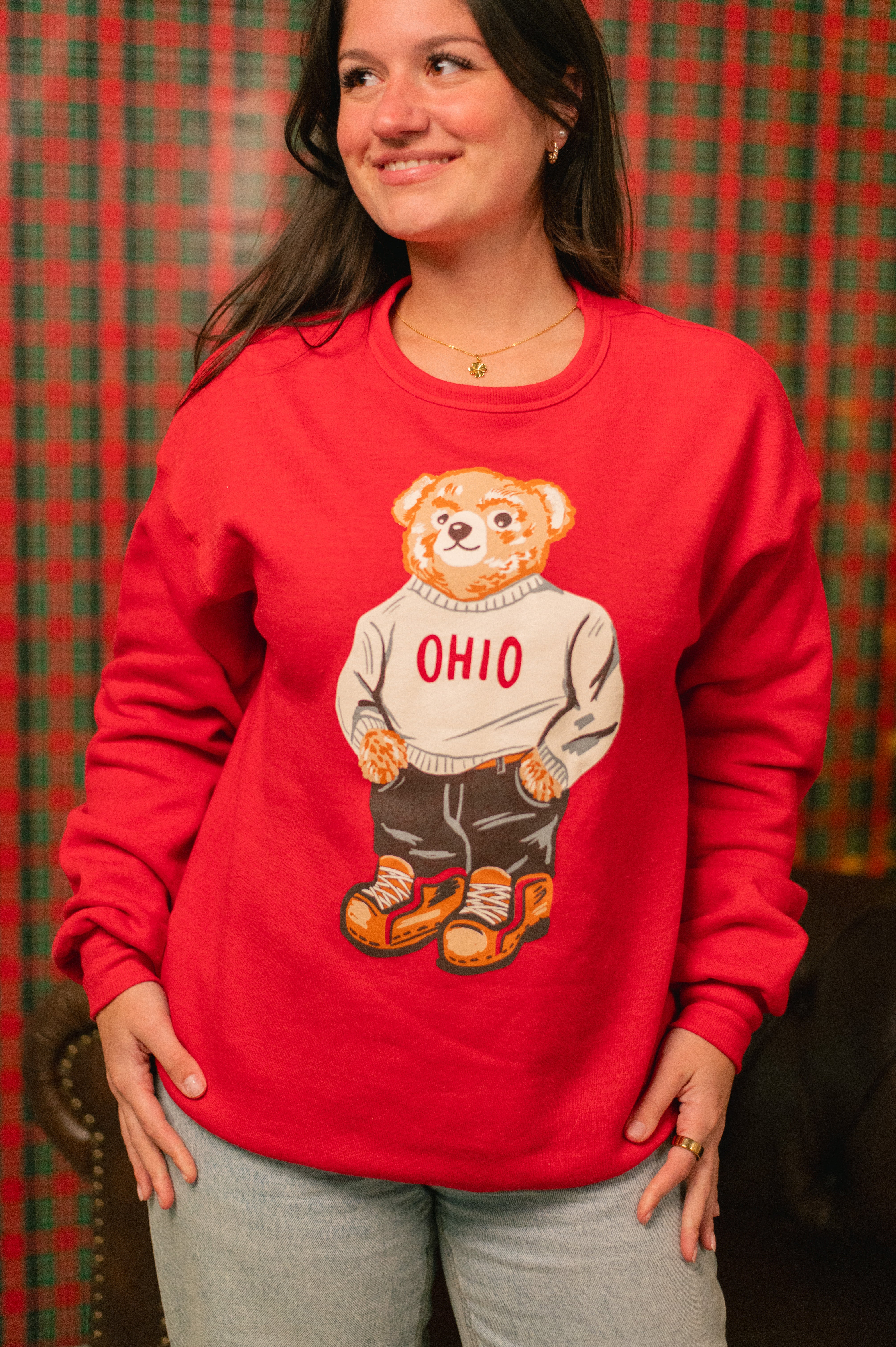 Image of Ohio Sweater Bear Crew Sweatshirt