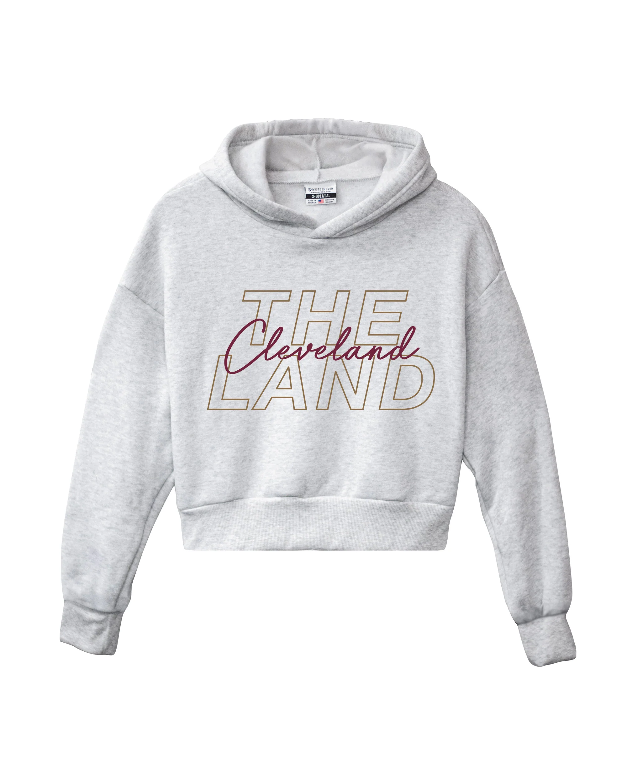 Image of The Land Cleveland Script Pullover Hoodie