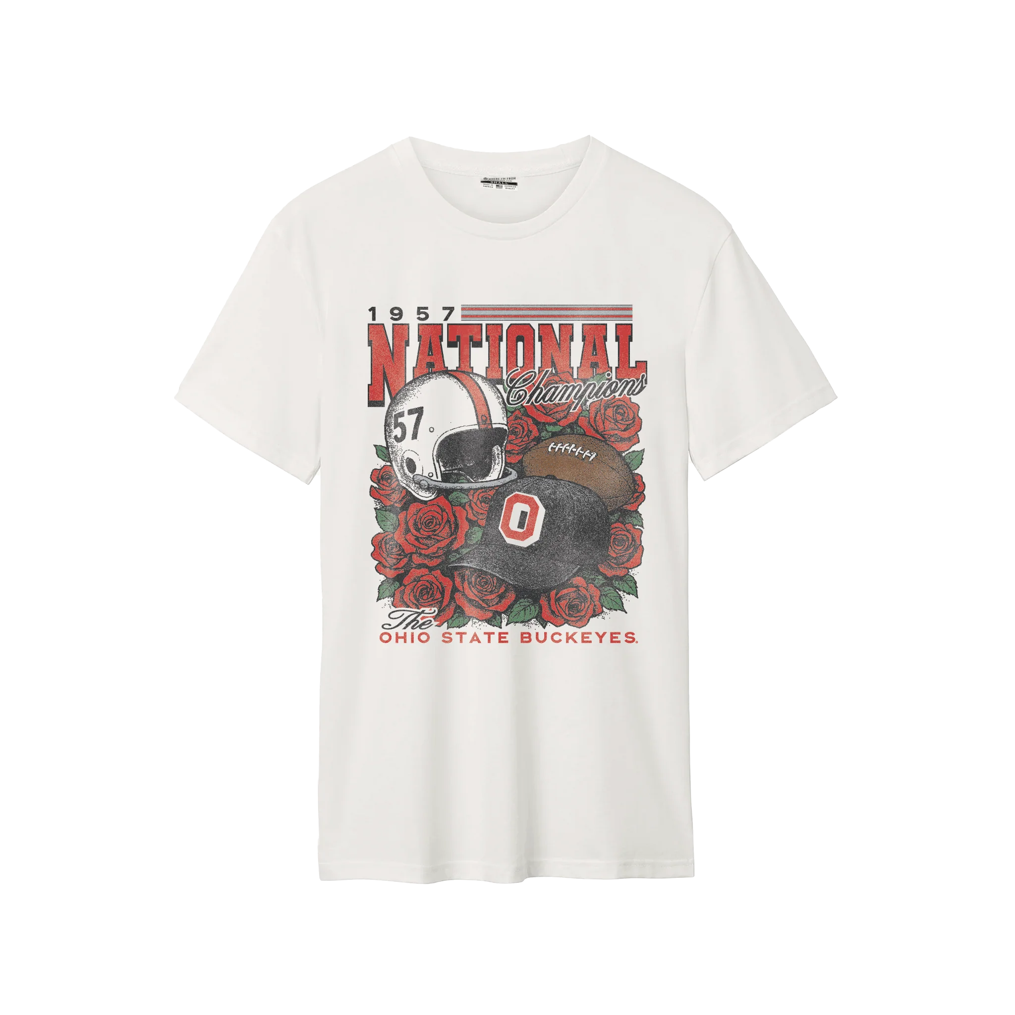 Image of OSU National Champs Roses Cotton Tee