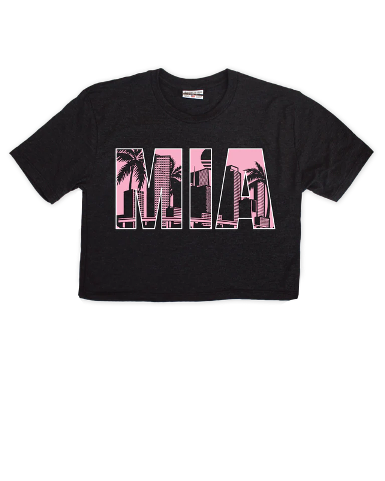Image of MIA Skyline Cropped Tee