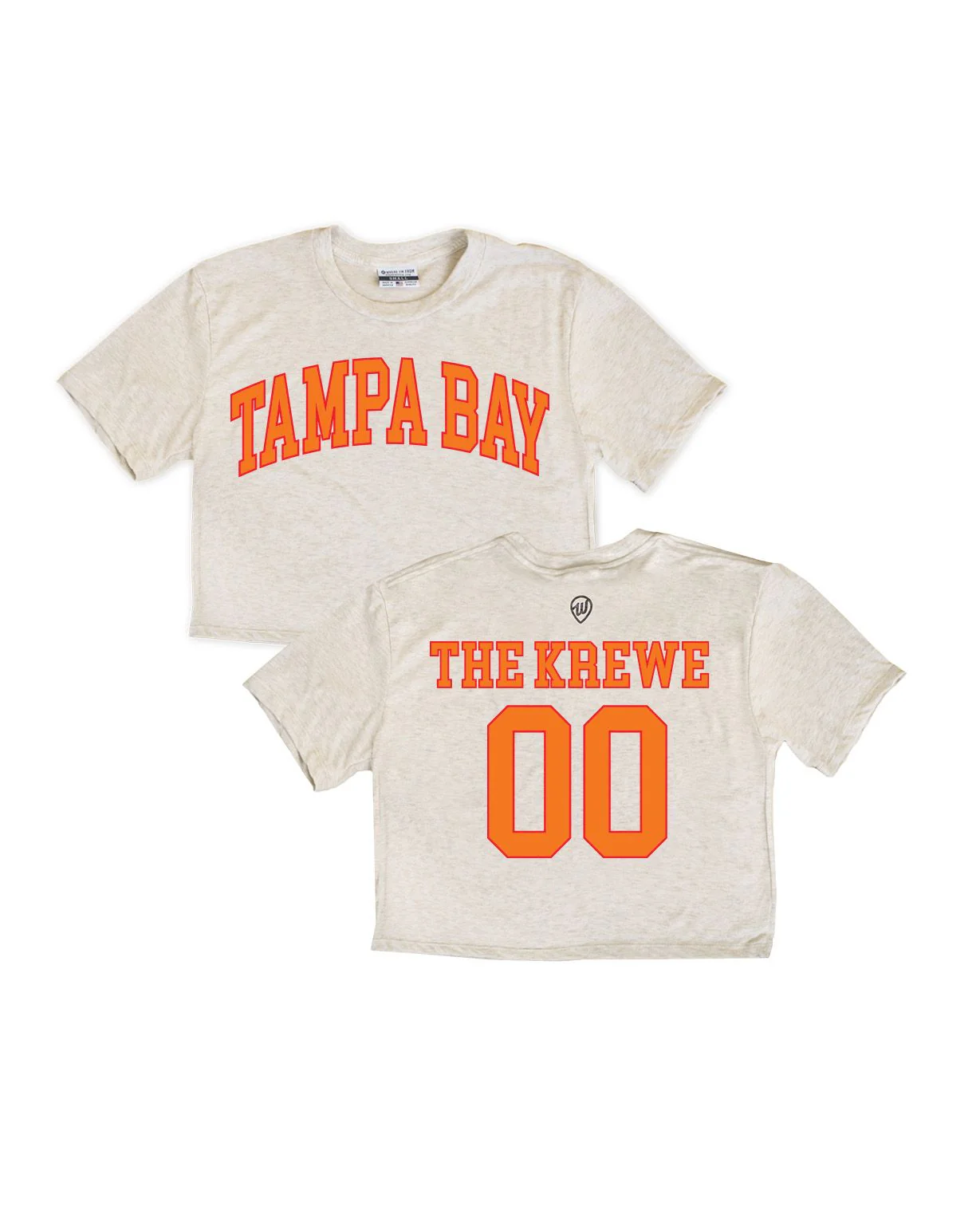 Image of Tampa Bay Front/Back Jersey Cropped Tee