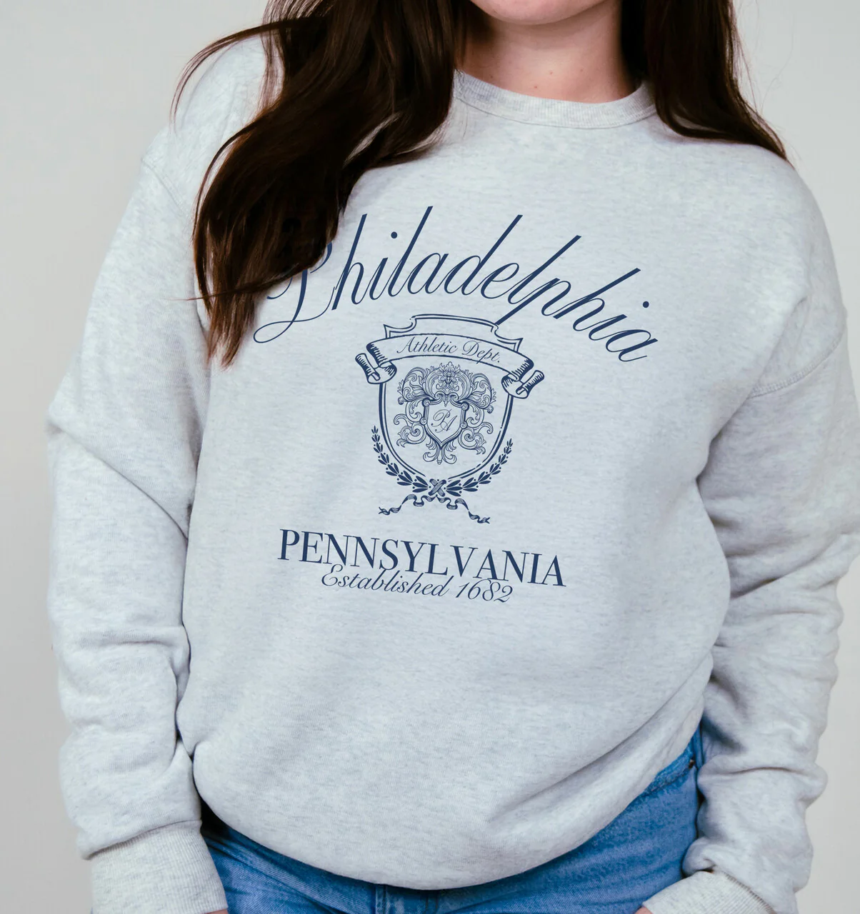 Image of Philadelphia Crest Crew Sweatshirt