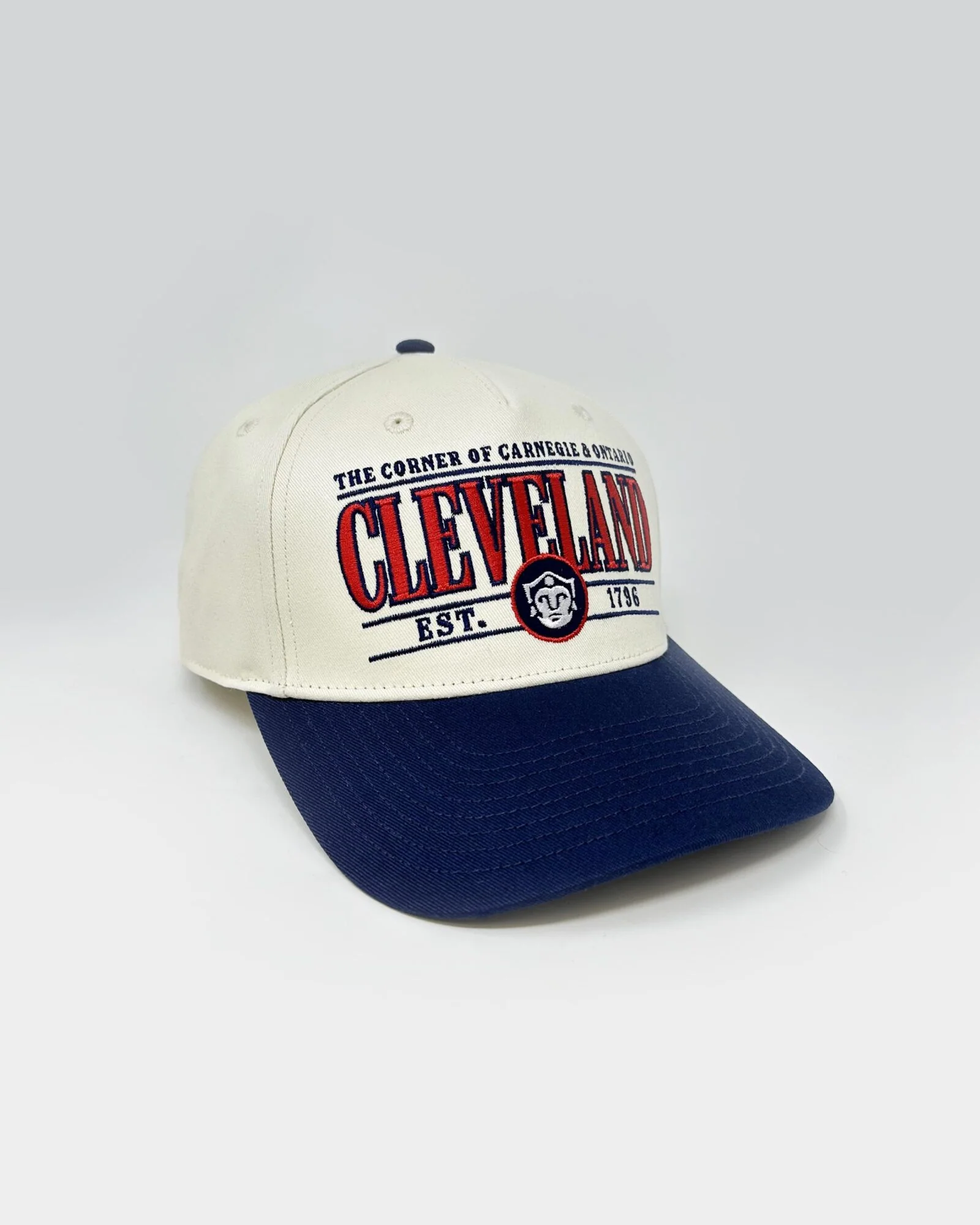 Image of Corner of Carnegie & Ontario Two-Tone Trucker Hat