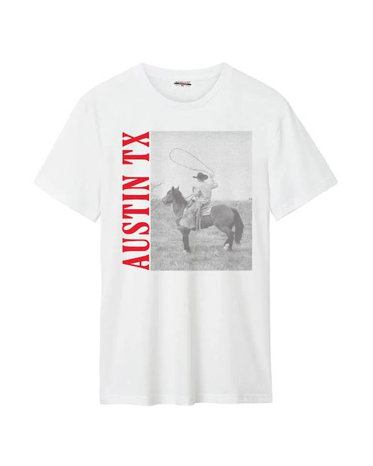 Image of Austin TX Cowboy Cotton Tee