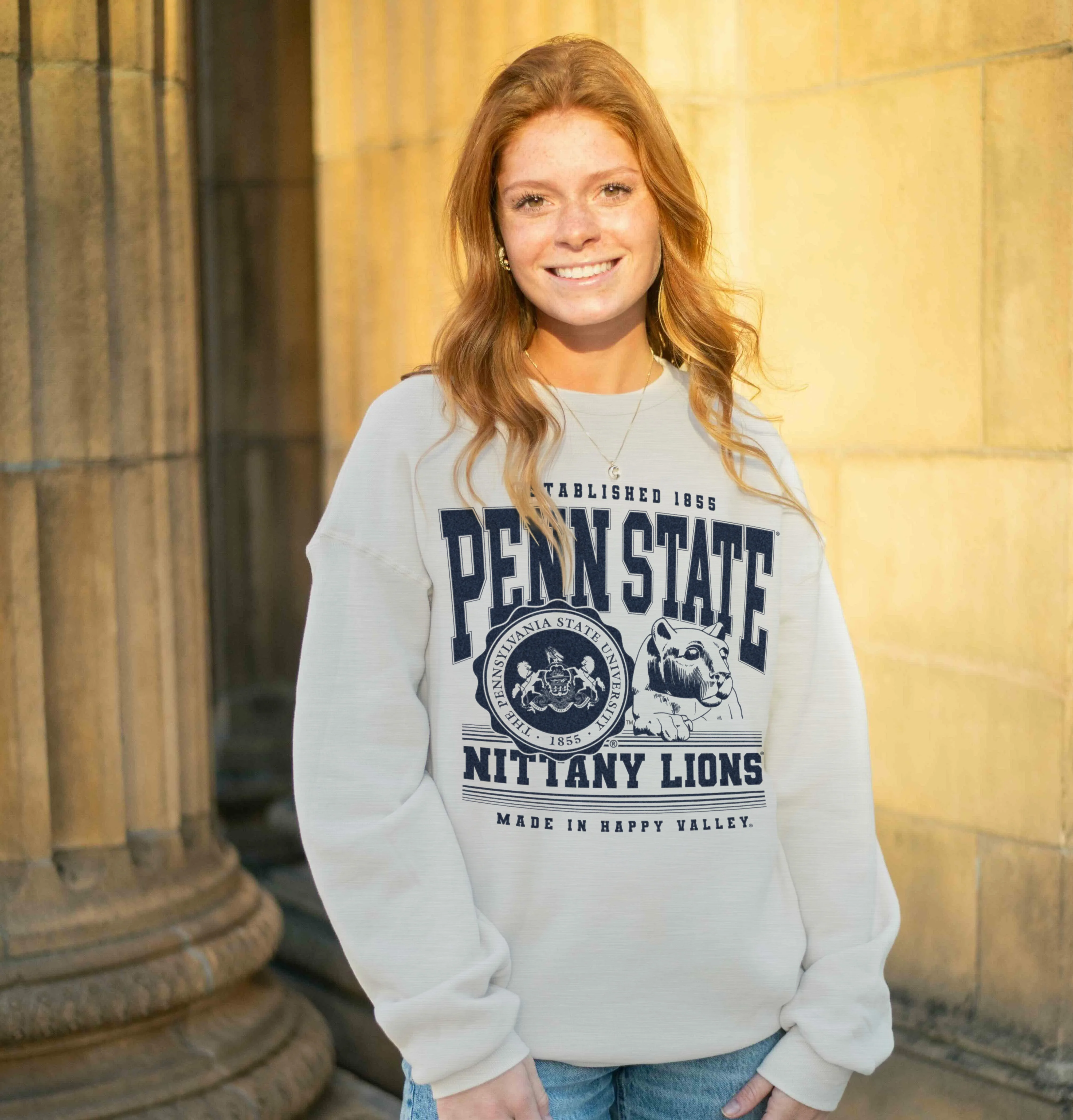Image of Penn State Nittany Lions Crest Crew Sweatshirt