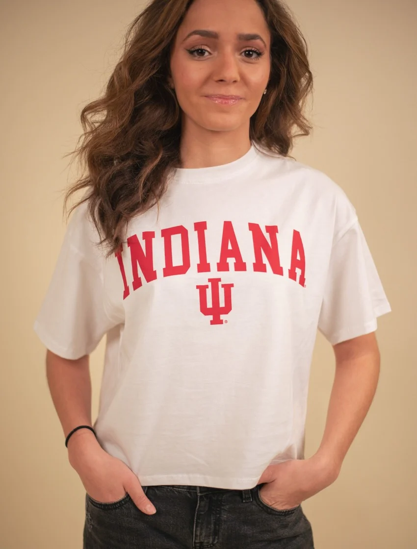 Image of Indiana Hoosiers Jersey Cotton Easy Tee