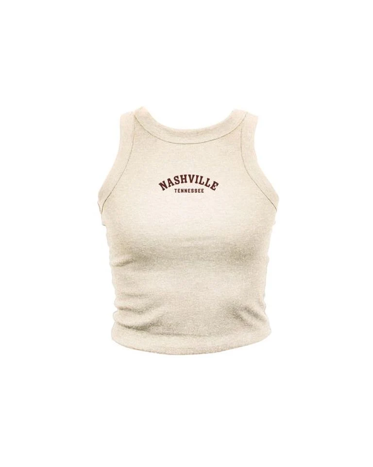 Image of Nashville Tennessee Arch Cropped Tank