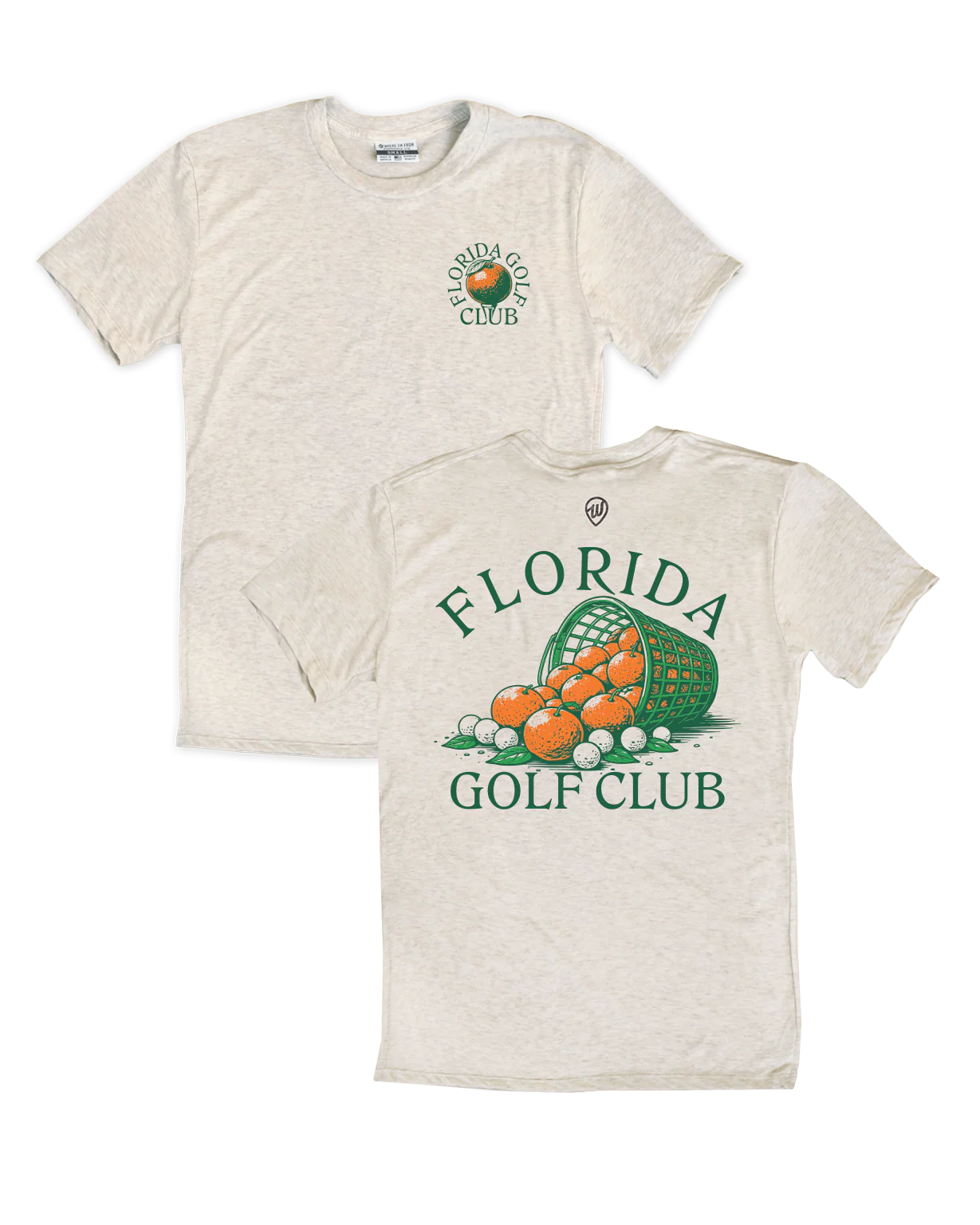 Image of Florida Golf Ball Bucket Front/Back Tee