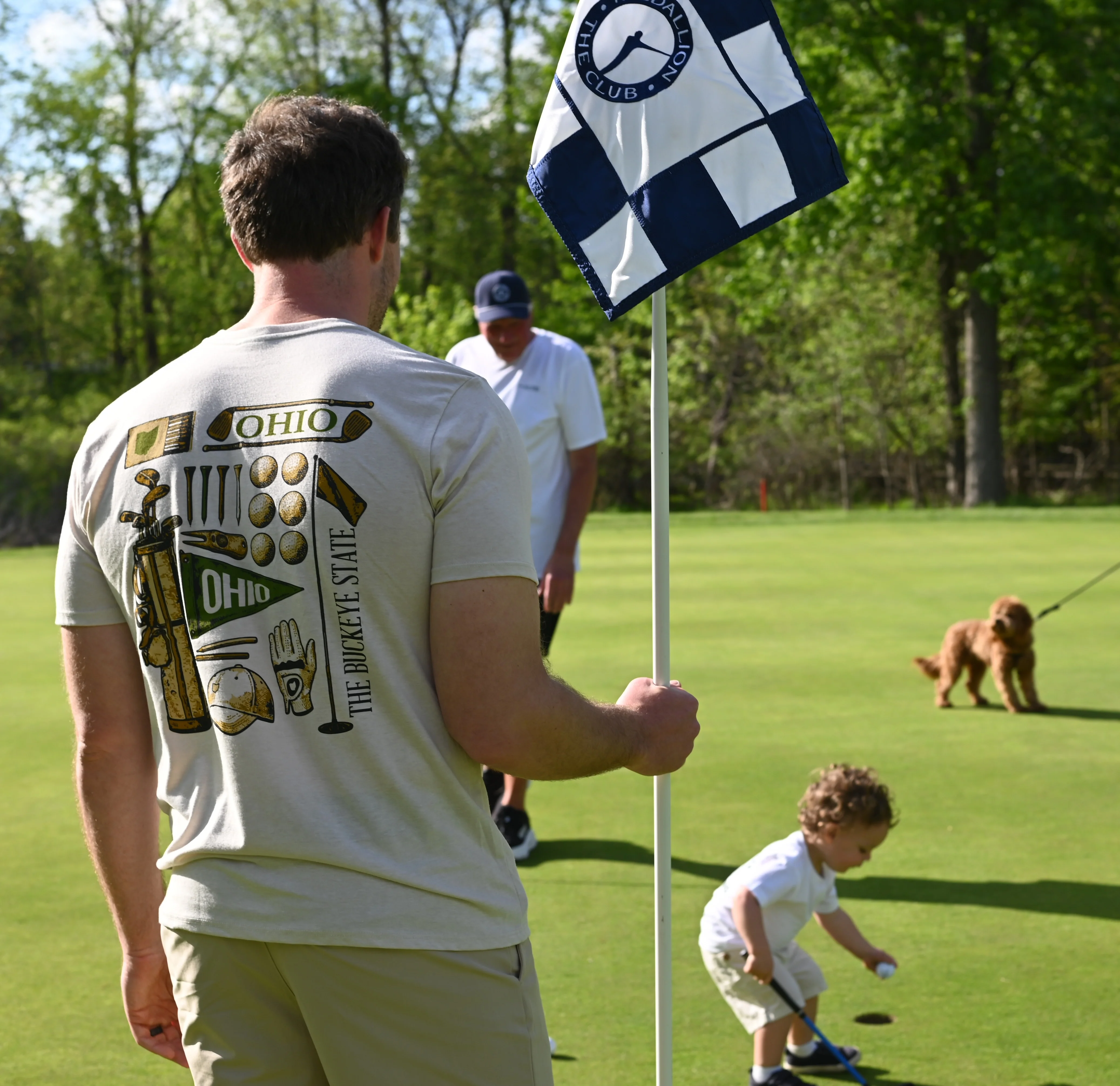 Image of Ohio Vintage Golf Icons Tee