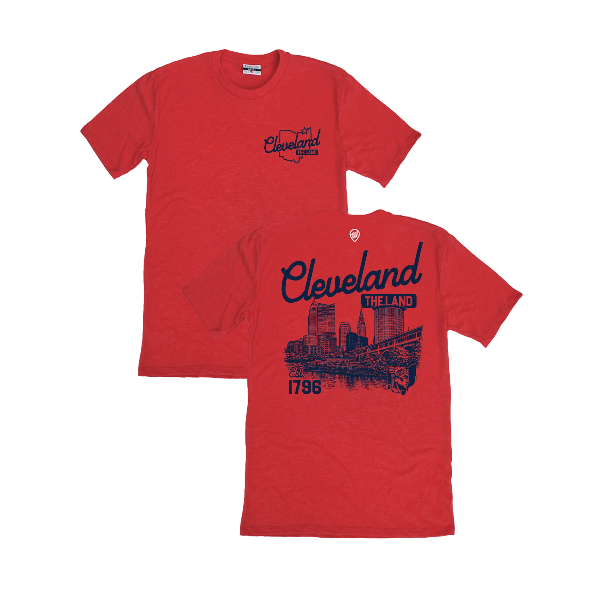 Image of Cleveland Skyline Vintage Tee