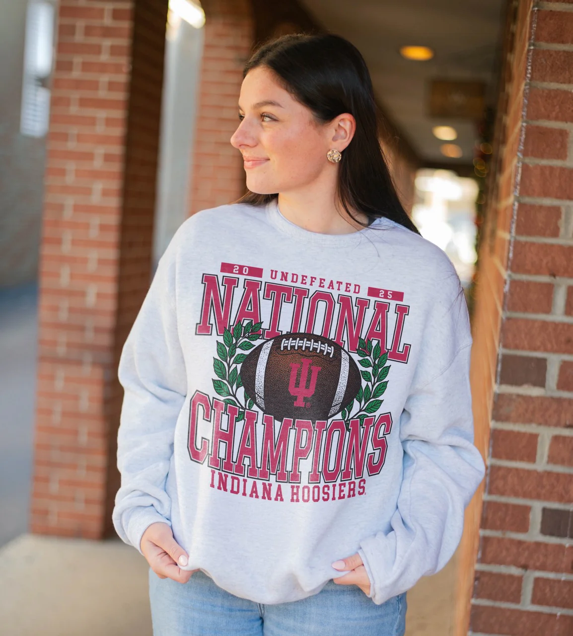 Image of IU National Champions Crew Sweatshirt