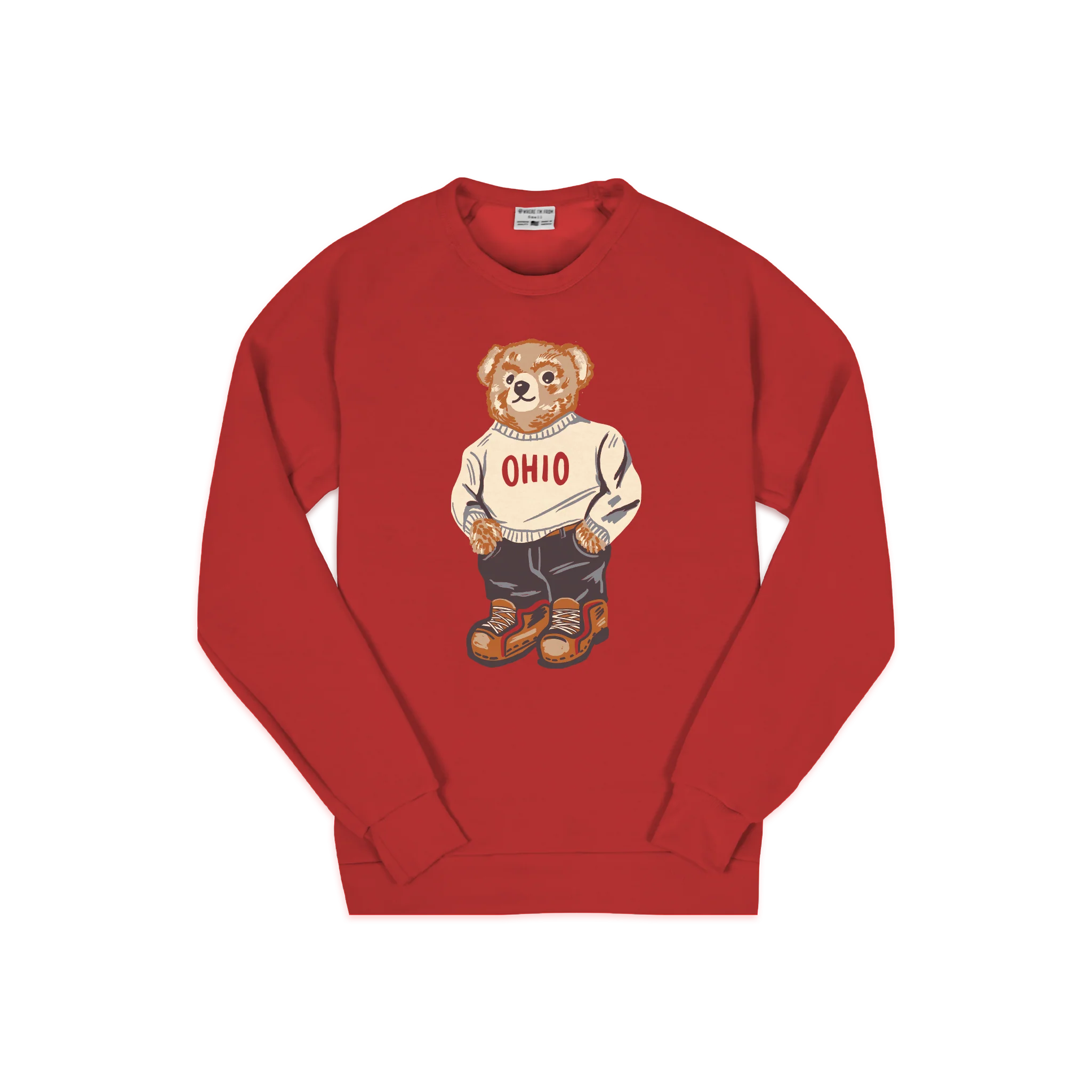 Image of Ohio Sweater Bear Crew Sweatshirt