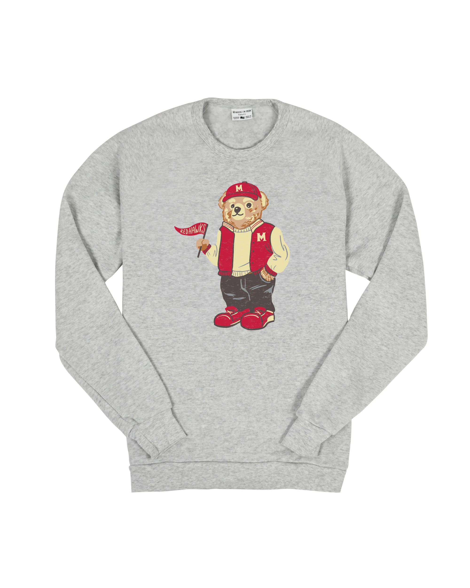 Image of Miami University Bear Crew Sweatshirt