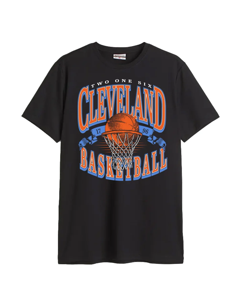 Image of Cleveland Hoops Cotton Tee
