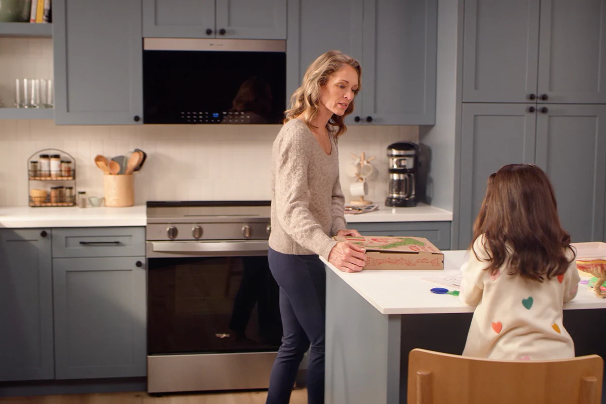 People in a kitchen
