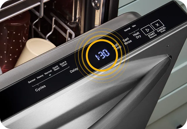 Dishwasher top control panel