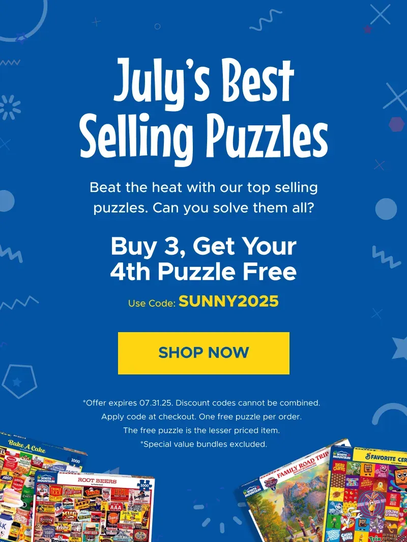 July's Best Selling Puzzles | Shop Now