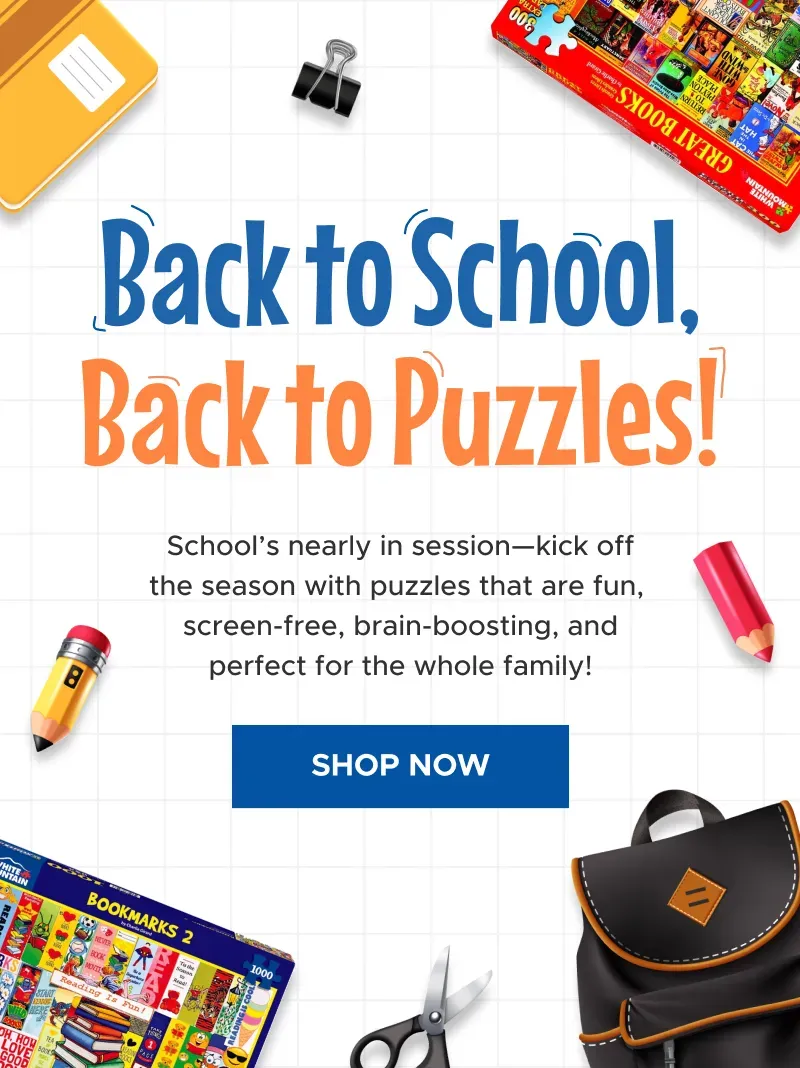 Back to School, Back to Puzzles! | Shop Now