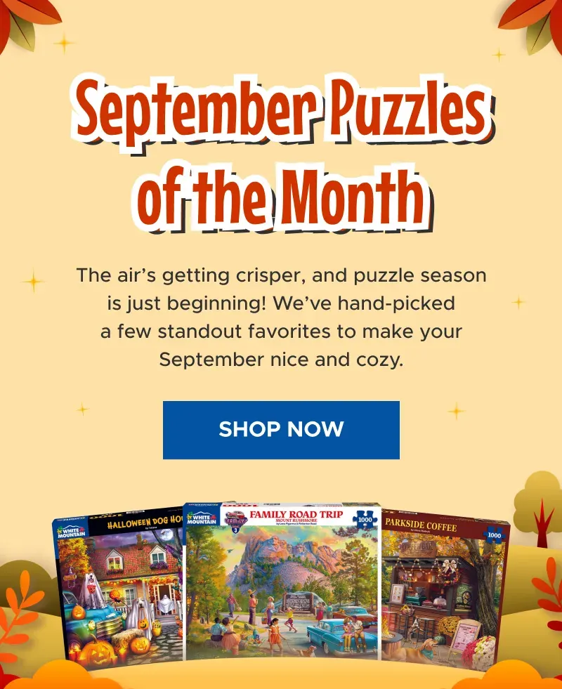 September Puzzles of the Month | Shop Now